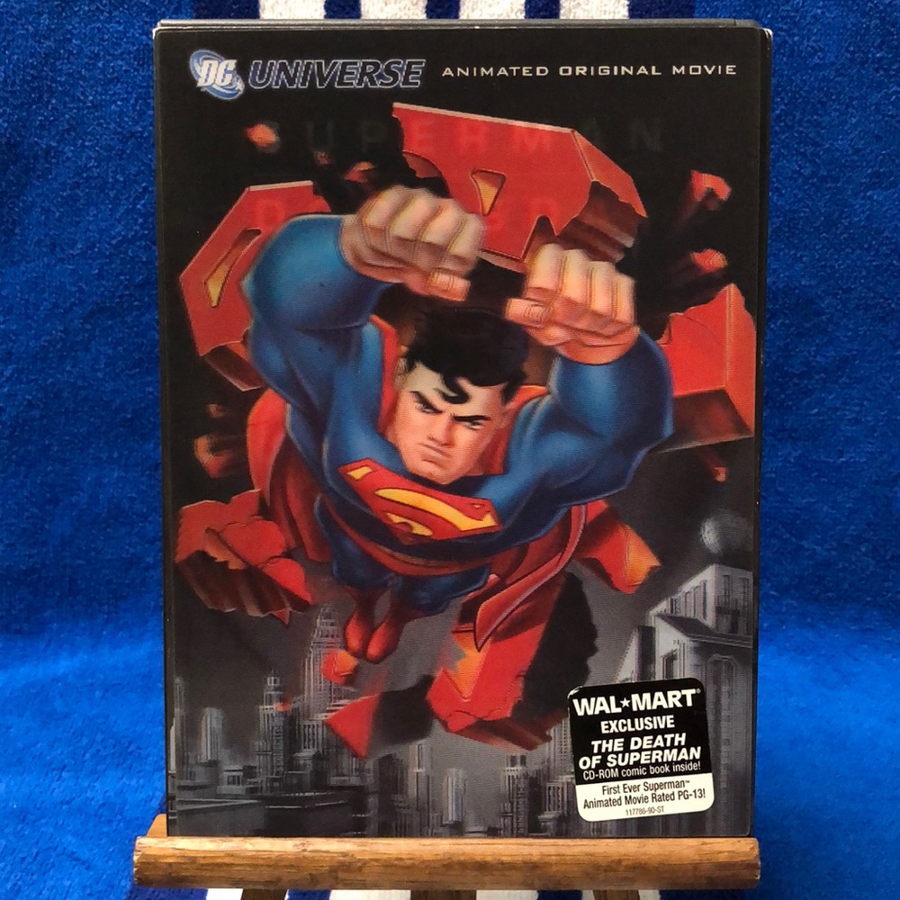 Superman Doomsday (DVD) DC Universe Exclusive CD-Rom Bonus Disc Hologram Sleeve